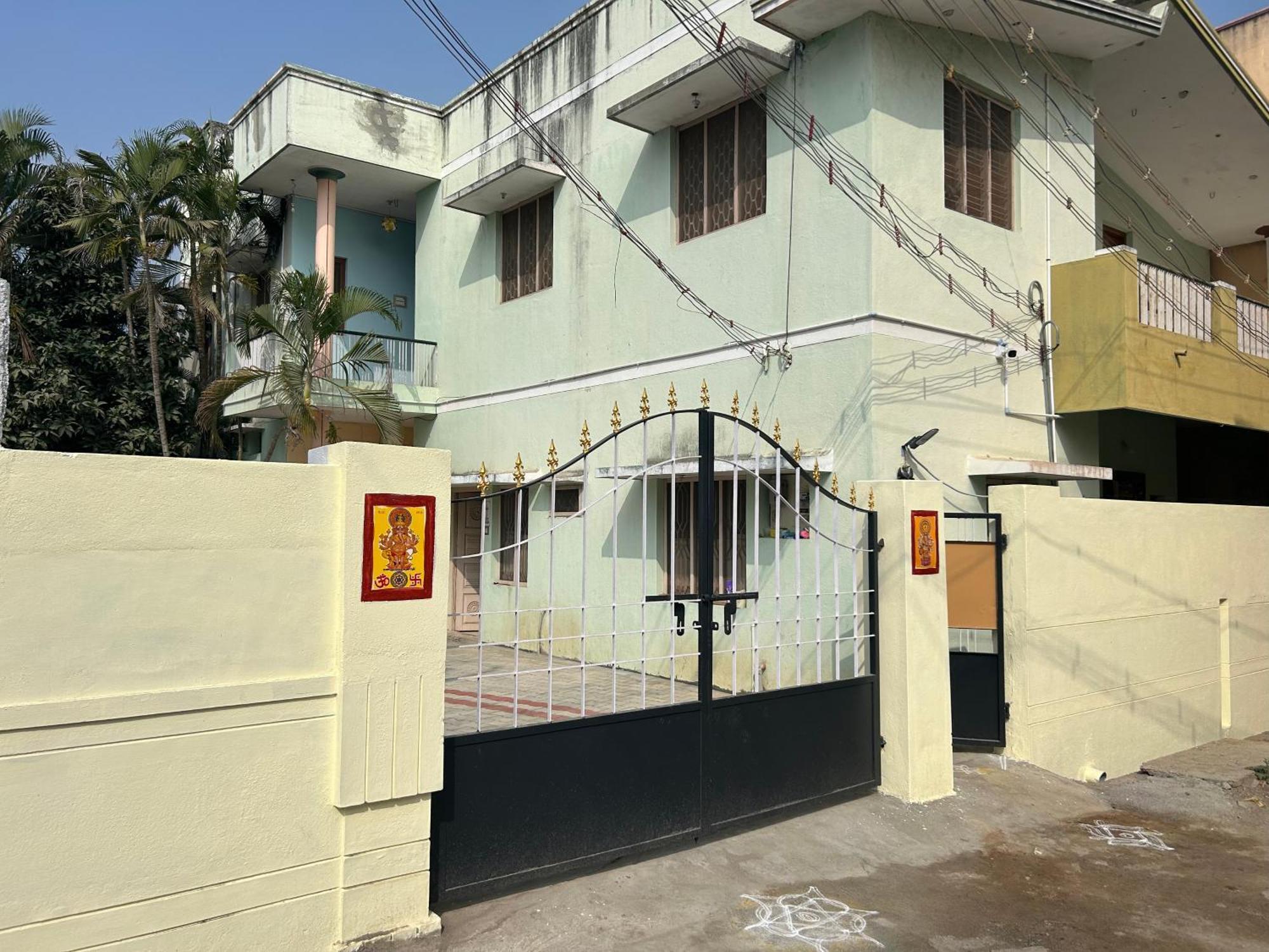 Ferienwohnung Uman Garden House Tiruvannāmalai Exterior foto