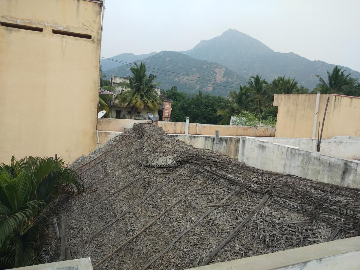 Ferienwohnung Uman Garden House Tiruvannāmalai Exterior foto